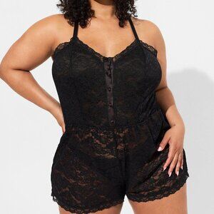 Torrid Simply Lace Romper